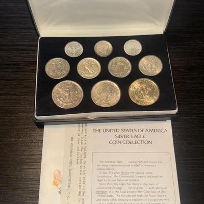 United States of America Silver Eagle Coin Collection