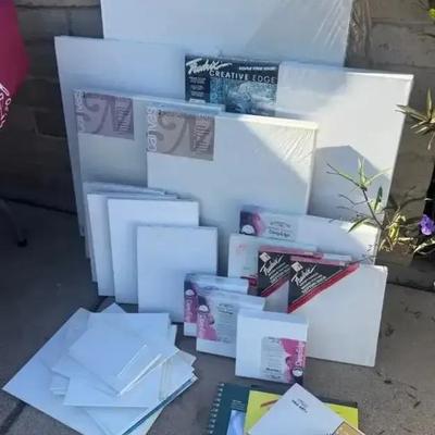 Canvas For Your Next Paint And Sip Party (Sketch Books Included)