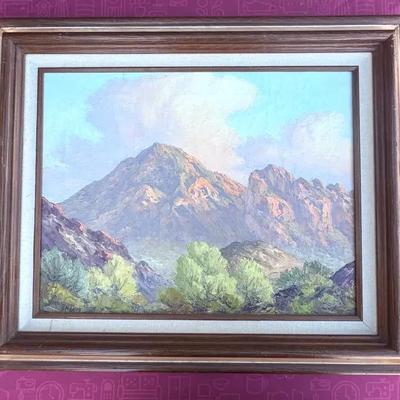 Beautiful Mountain Painting 