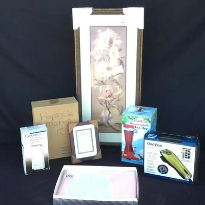 Brand New, Unopened Variety Of Items (Popsicle Maker, Champion Clipper, Fabric Steamer, and more)
