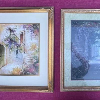 Two Framed Vintage Prints