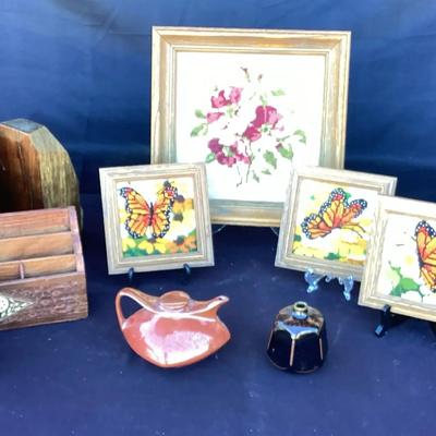 Embroidered Butterflies, Roses, Unique Bookends, and more