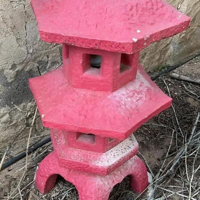 30” Garden Lantern Japanese Style Pagoda 