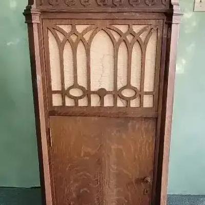 Antique Edison Model C250 Record Player W/ Records