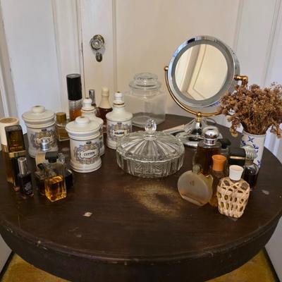 Sale Photo Thumbnail #40: Apothecary bottles, perfume bottles