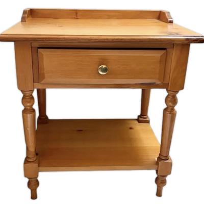 Open Home Pine End Table