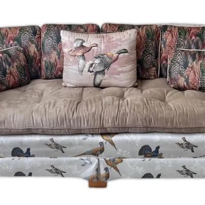 Sofa in Duck Pattern