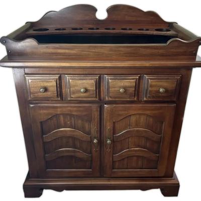 Thomasville Wooden Bar Cabinet