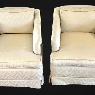 Matching Cream Armchairs