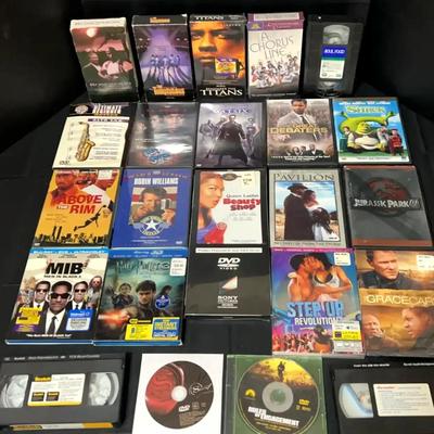 Mixed Media Movie Collection – Blu-Rays, DVDs & VHS (Some New)