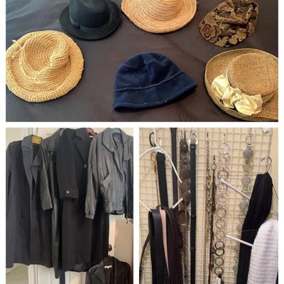 Women’s Coats, Hats, Belts & Scarves Collection – Size 12 Approx.