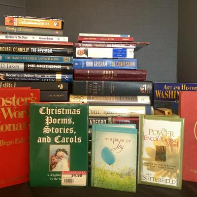 Collection of Books Featuring Fiction, Faith-Based, Self-Help & More