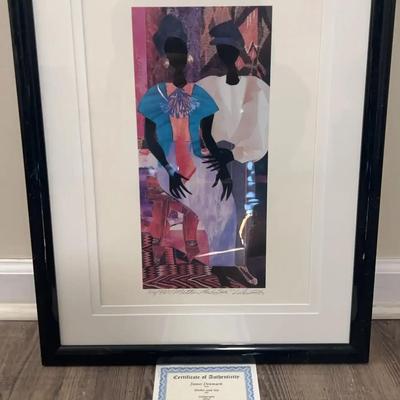 James Denmark “Mother and Son” Framed Limited Edition Print with COA
