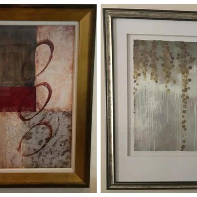 Framed Abstract Art Pieces #2