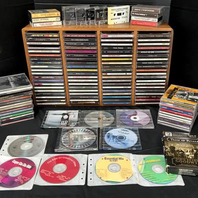 Extensive CD Collection Featuring Jazz, Soul, Funk & More
