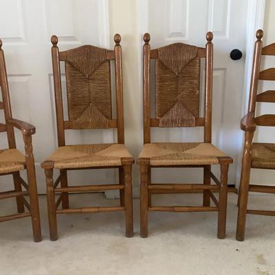 Four Wooden Dining Chairs