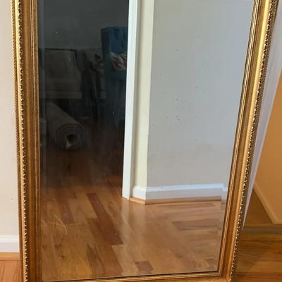 Large Ornate Gold-Framed Mirror
