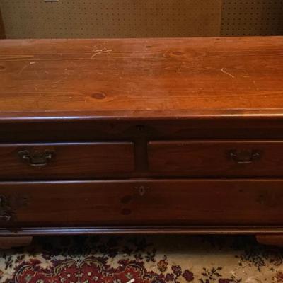 Vintage Lane Style Wooden Chest