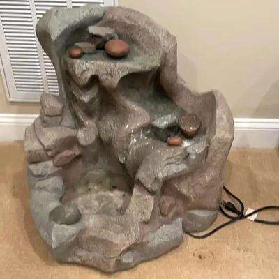 Decorative Rock-Style Water Fountain
