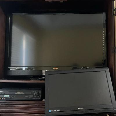 Vizio 44" TV, Emerson 22" TV & Sony Cassette Player