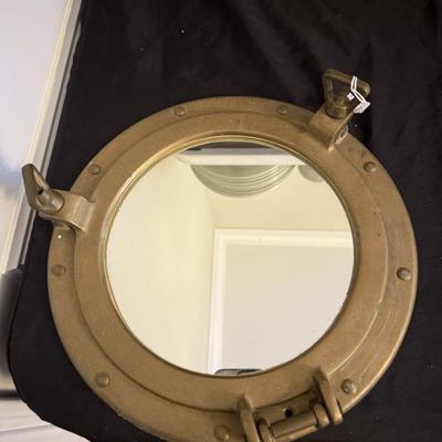 Vintage porthole mirror