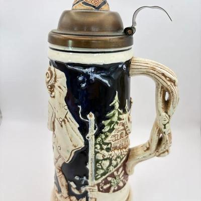 Antique German Stein Music Box