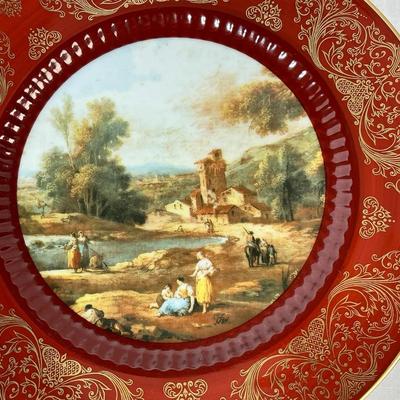 Vintage Argentine Porcelain Plates from Porcelana Tsuji (Set of 2)