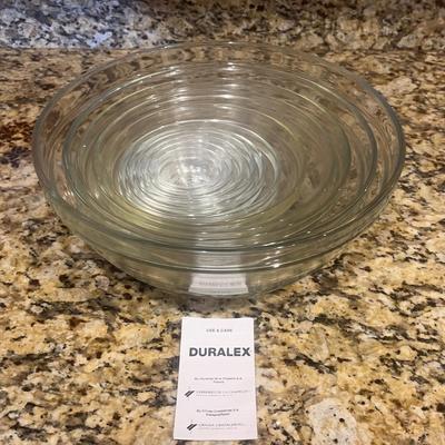 Duralex 11 Piece Glass Mixing Bowls 
