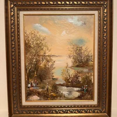 Original Oil Painting Signed By Artist King