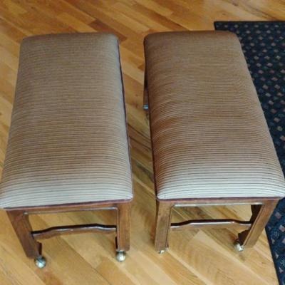 2 Matching Rolling Benches 