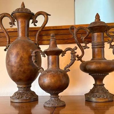Decorative Cast Urns
