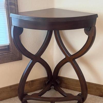 Wooden Corner Display Table