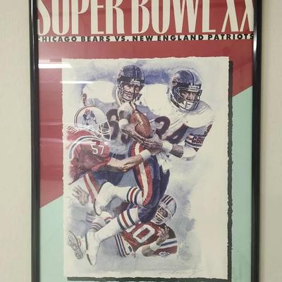Signed Superbowl Poster