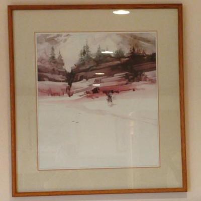 "Spring Thaw" By Artist Michael Atkinson 