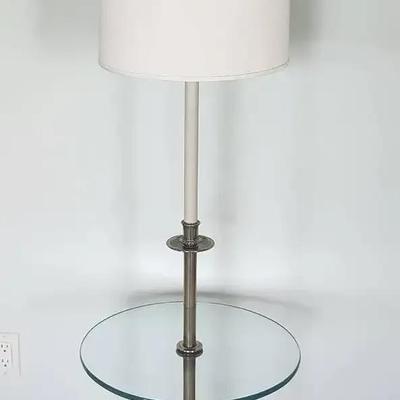 Vintage Brass Candlestick Table Lamp