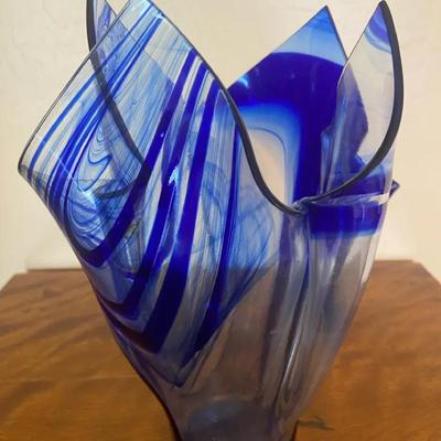 Hand-blown Glass Sculpture - Artist Signed