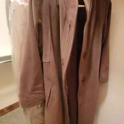 Cashmere Coat and Christian Dior Trenchcoat 