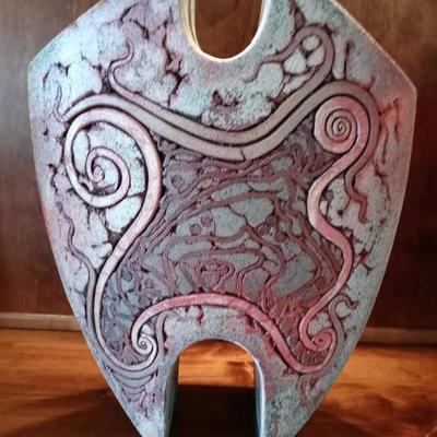 Decorative Ceramic Sculpture By Artist Boos