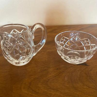 Waterford Crystal Cream&Sugar Dishes