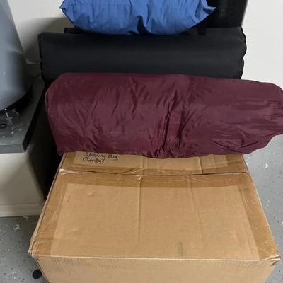 Tent, Tarps, Sleeping Bag, Camping Pillow And Camping Mats