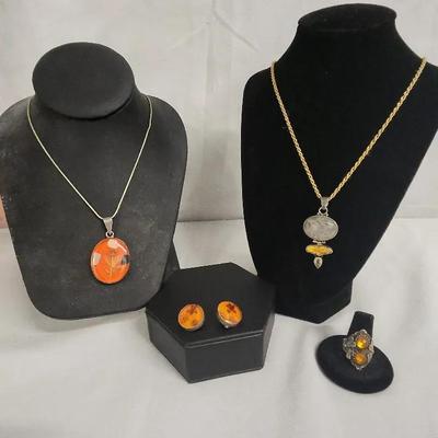 Sterling Orange Set