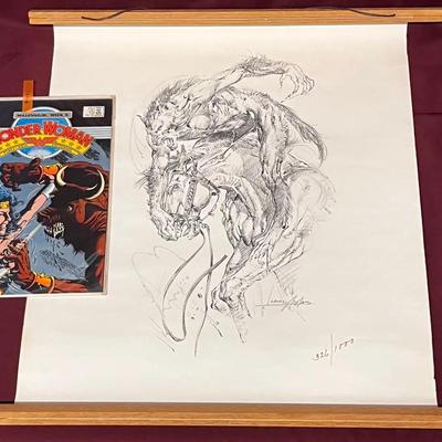 Neal Adams Sketch And Comic