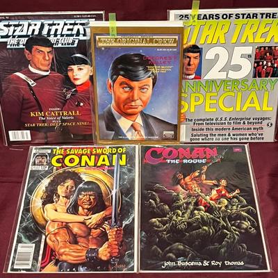Star Trek And Conan Memorabilia