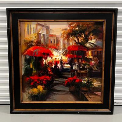 Framed Oil Painting