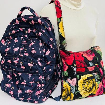 “Vera Bradley” Backpack and Crossbody 