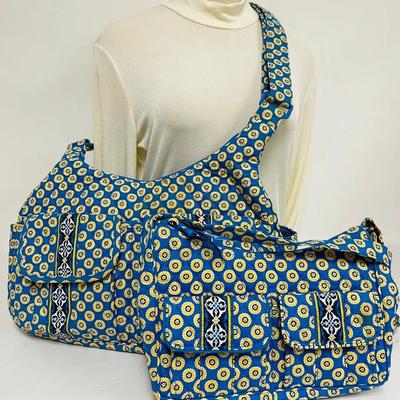 “Vera Bradley” Riviera Blue Hobo Bags