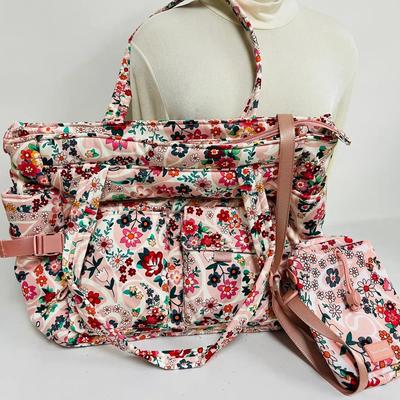 “Vera Bradley” Prarie Paisley Utility Tote and Crossbody
