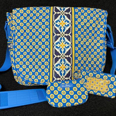 “Vera Bradley” Riviera Blue Messenger Bag and More