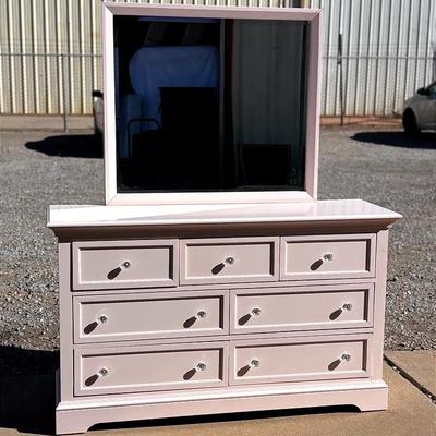 “Winners Only” Pink Dresser 
