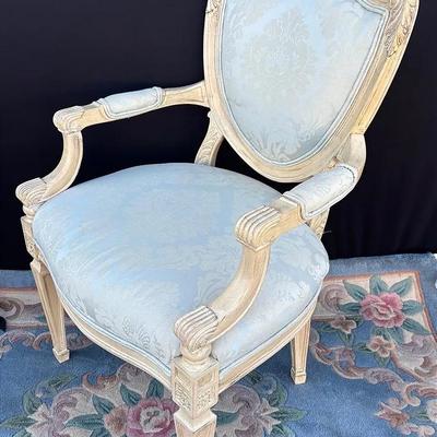 “Mathis Brothers” Louis XVI-Style Armchair 